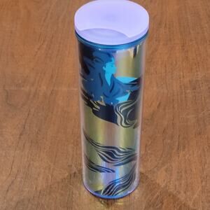 Starbucks 2023 Mermaid Siren Iridescent Tumbler 16oz  Purple Green New